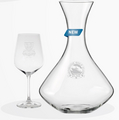 OASIS WINE CARAFE 1.5L & 4 Wine Glasses-Set 1 etch*